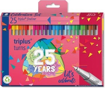 Triplus Fineliner 25 stk ass. 25 rs udgave